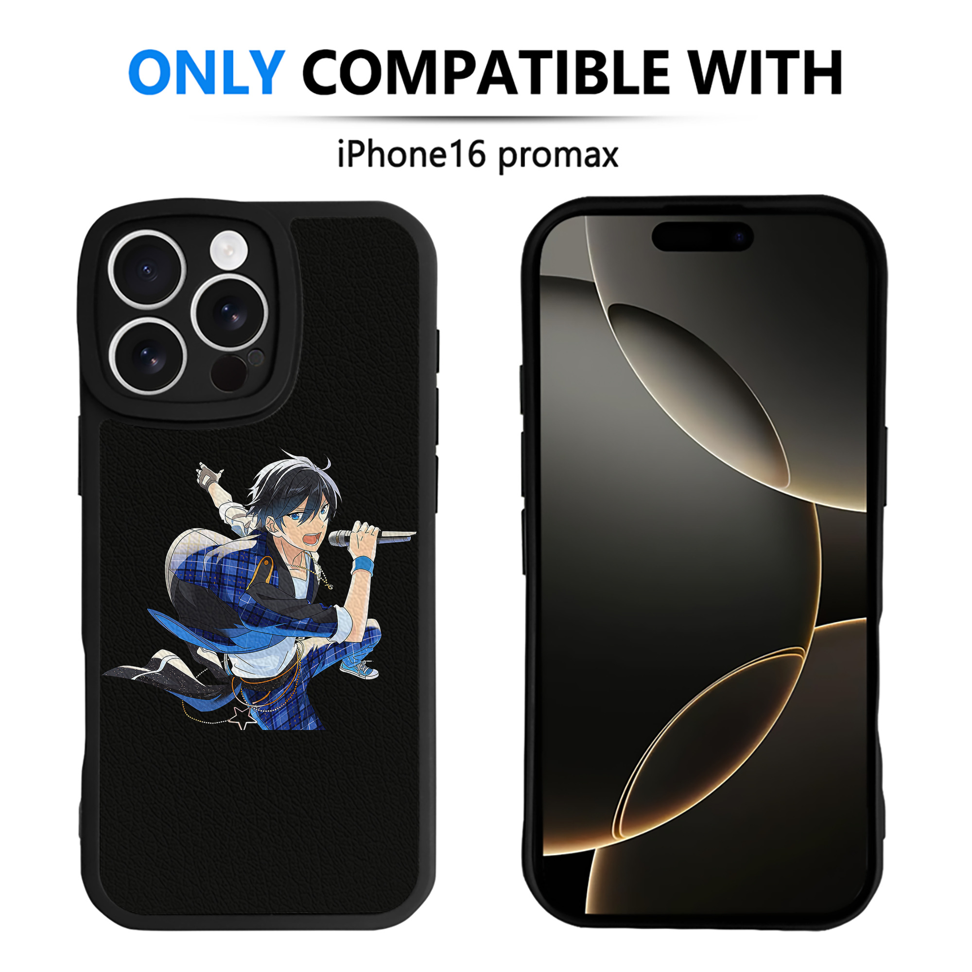 （画像用） あんさんぶるスターズ! Ensemble Stars 【iPhone 16シリーズ対応】シリコンスマホケース（レザー調） 材質：シリコン
